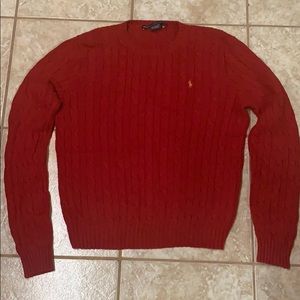 (SOLD)Polo by Ralph Lauren, cable sweater, women’s